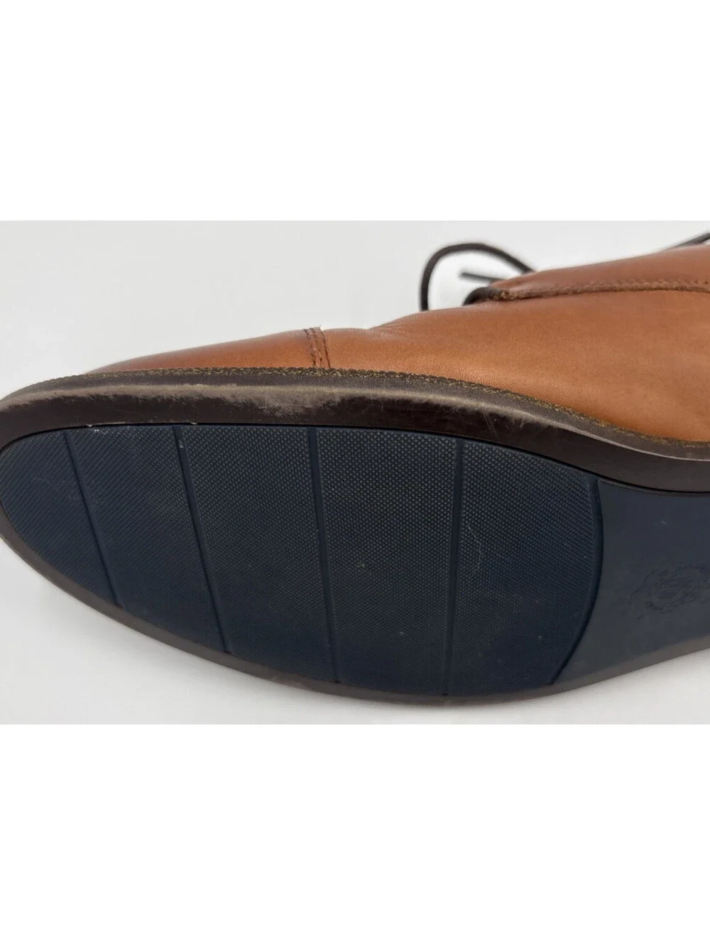Vince Camuto VY-Lamson Brown Leather Oxford Dress Shoes Mens 10.5